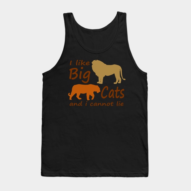 I like Big Cats Tank Top by GeoCreate